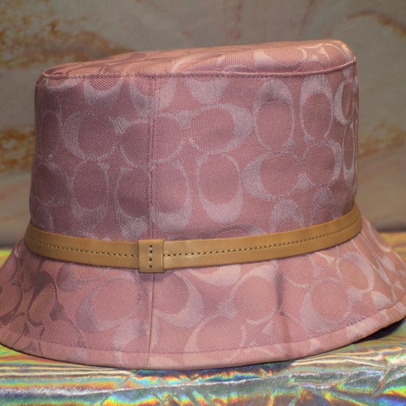 PINK COACH BUCKET HAT - Picture 1 of 5